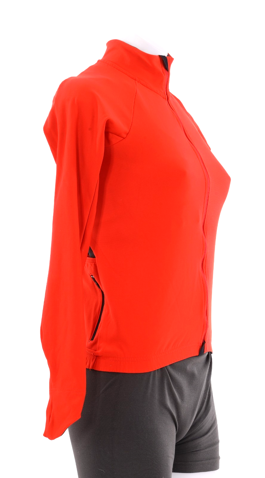 Velocio Recon Thermal Long Sleeve Cycling Jersey Women SMALL Orange Winter