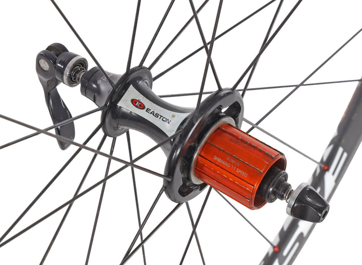 Easton EC90 SLX Carbon Tubular Road Wheelset Shimano 11 Spd 700c Rim Brake QR R4