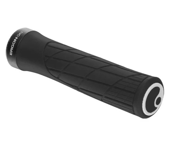 Ergon GA2 Lock-On Handlebar Mountain Bike Grips BLACK Trail Gravity Enduro MTB