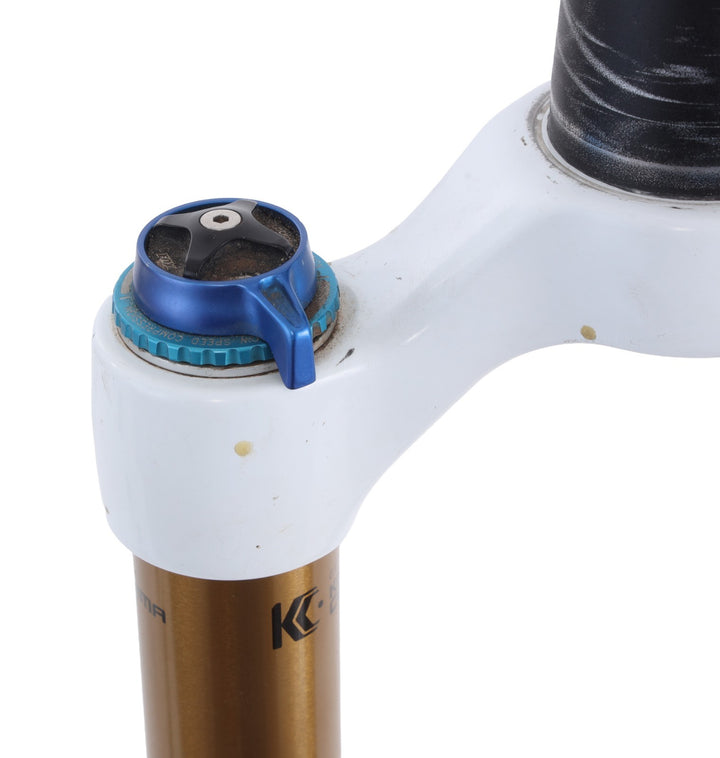 Fox RLC Factory 32 Mtn Bike Fork 26" 160mm FIT 2 Pos WHITE 15QRx 100mm Kashima