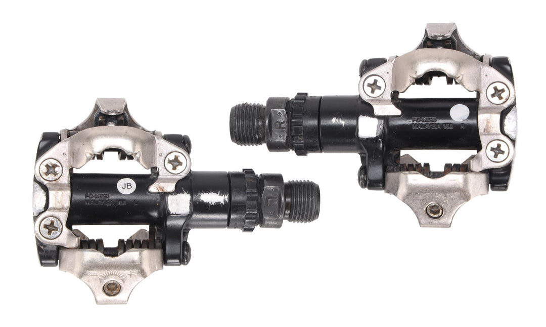 Shimano Deore PD-M520 SPD Clipless Mountain Bike Pedals 2 Bolt 9/16" w/ Cleats