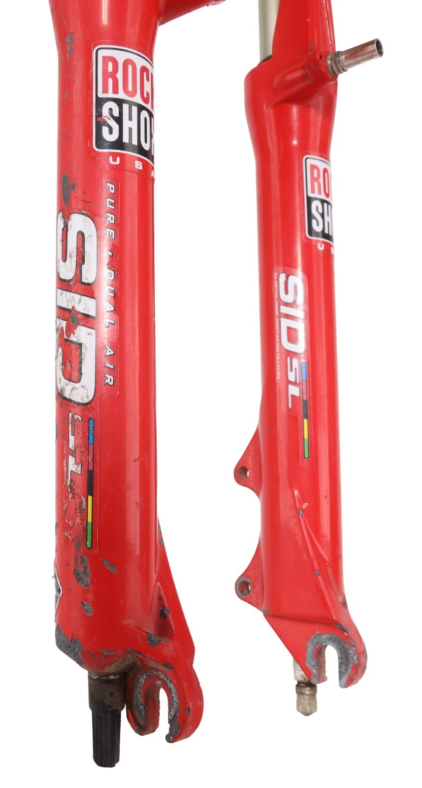 RockShox SID SL 26" Mtn Bike PURE Dual Air Fork 63/80mm 1-1/8" QR V-Brake Disc
