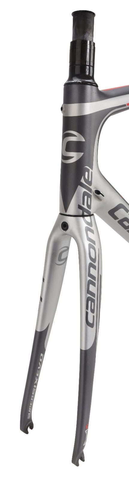 Cannondale SuperSix EVO Hi-MOD Carbon Road Frameset 58cm Silver 700c Rim QR 2015