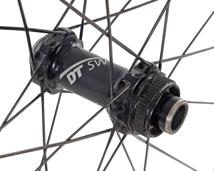 DT Swiss RC38C DB Spline Carbon Clincher 11s Road CL Disc Wheelset 700c 15mm TA