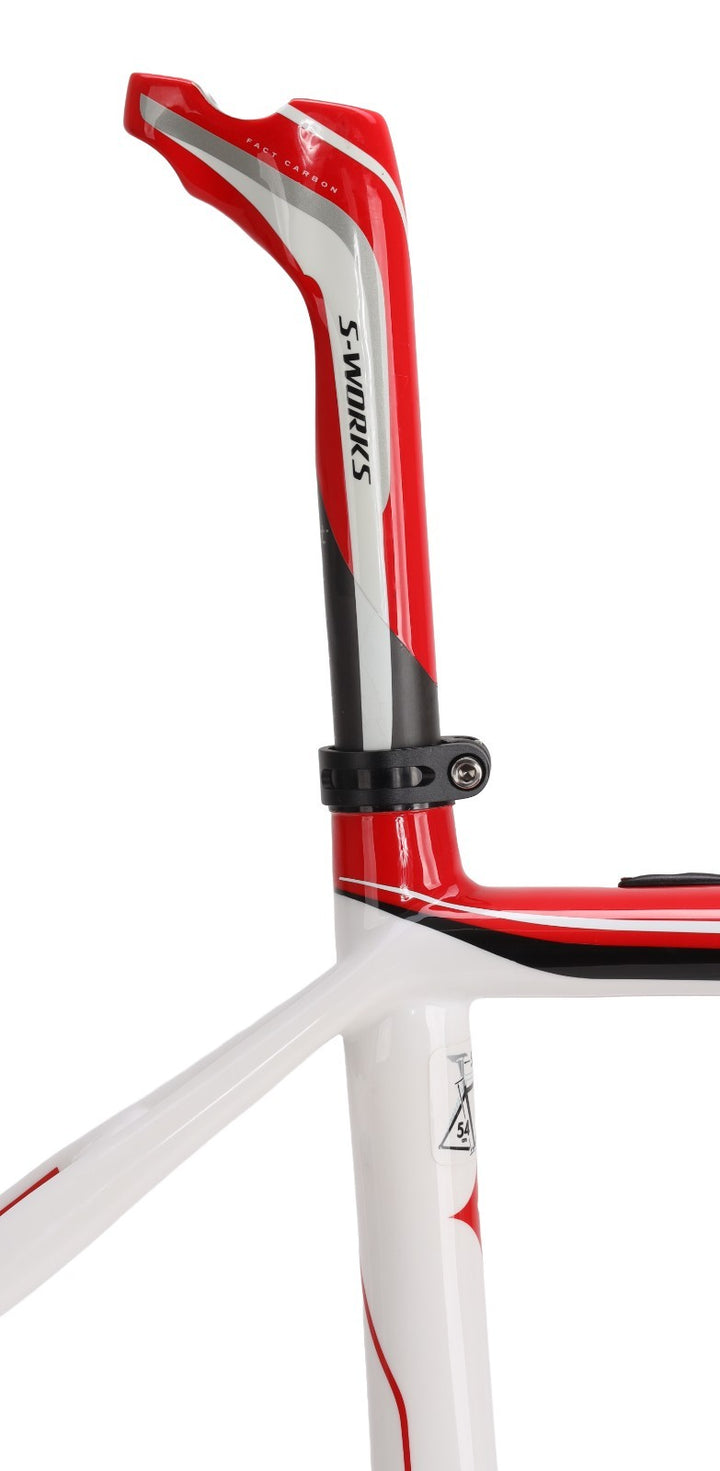 Specialized S-Works Amira SL4 Carbon Road Bike Frameset 54cm WHITE 700c QR 2012