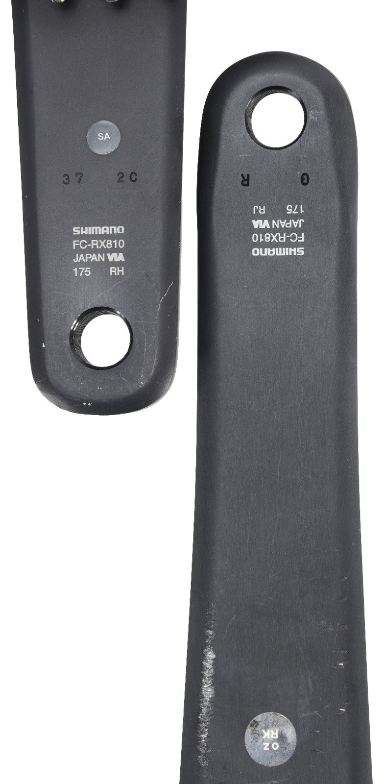 Shimano GRX FC-RX810 2x 11 Speed Gravel Bike Alloy Crankset 175mm 48/31T Black