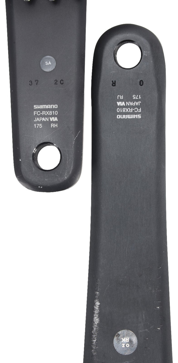 Shimano GRX FC-RX810 2x 11 Speed Gravel Bike Alloy Crankset 175mm 48/31T Black