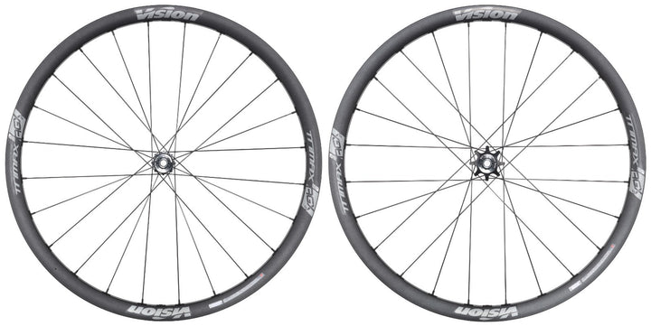 Vision TriMax AGX i23 Alloy Disc Tubeless Gravel Wheelset CL SRAM XDR 12 Sp 700c