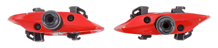 iSSi Trail III SPD Clipless Mountain Bike Pedals Red 9/16" Dual Sided 4° Float
