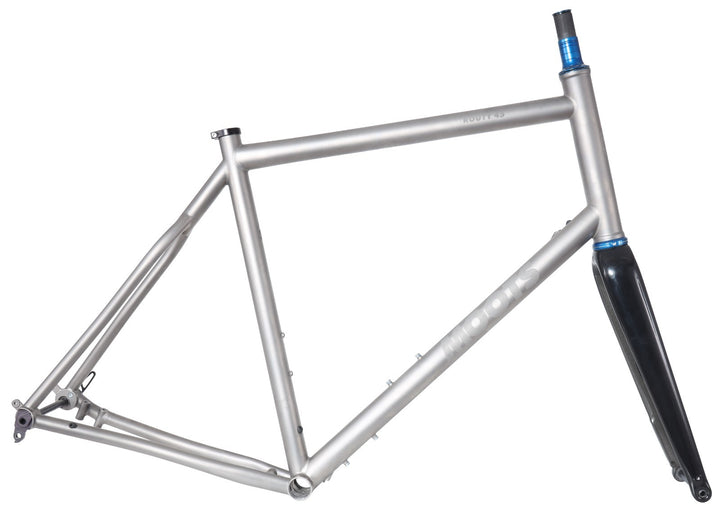 Moots Routt 45 Titanium Gravel Bike Disc Frameset 58cm Carbon Fork 700c USA Made