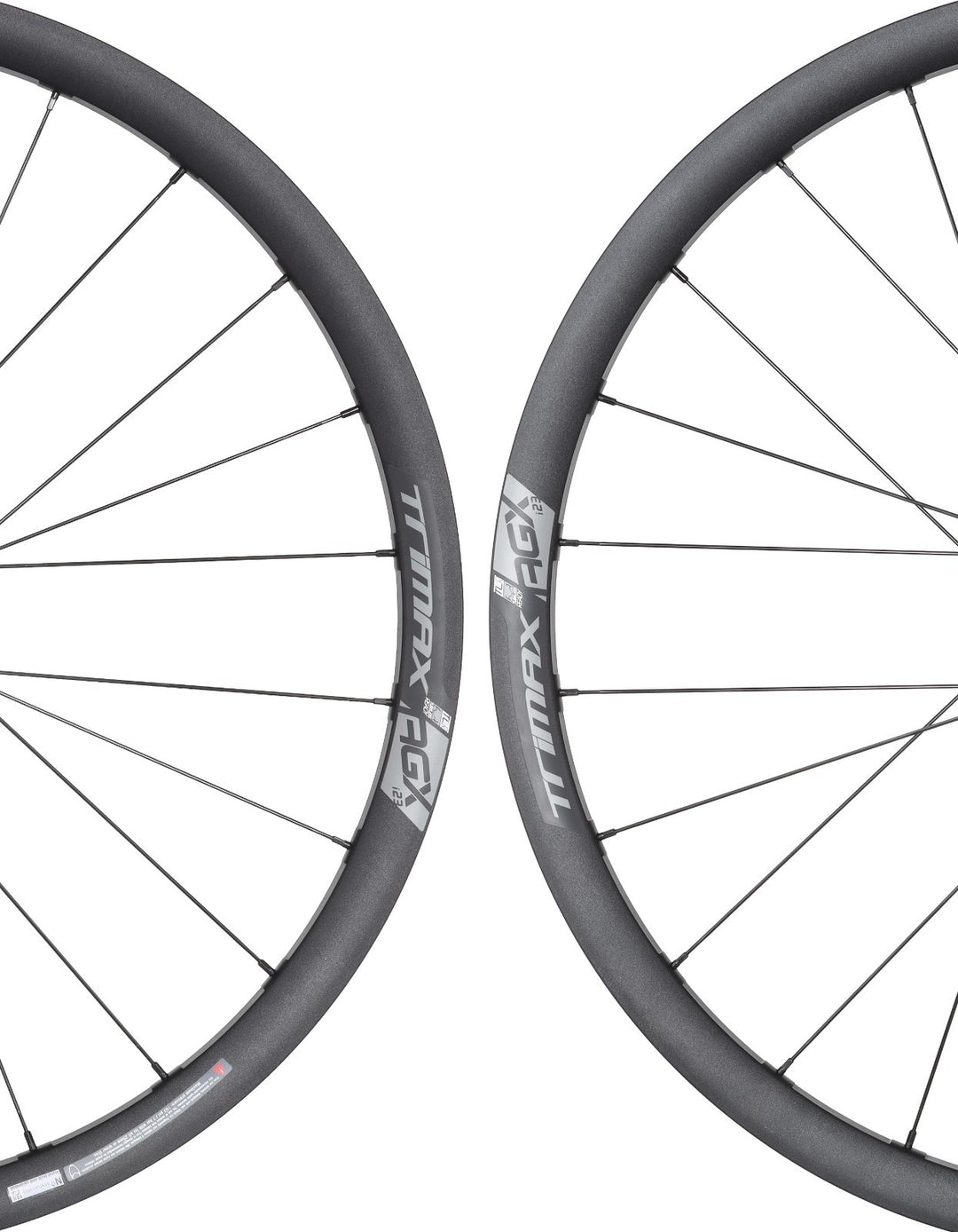 Vision TriMax AGX i23 Alloy Disc Tubeless Gravel Wheelset CL SRAM XDR 12 Sp 700c