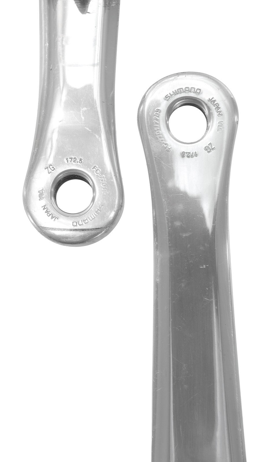 Shimano Dura-Ace FC-7701 10 Spd Road Bike Crankset 172.5mm 53/39T 130 BCD Silver