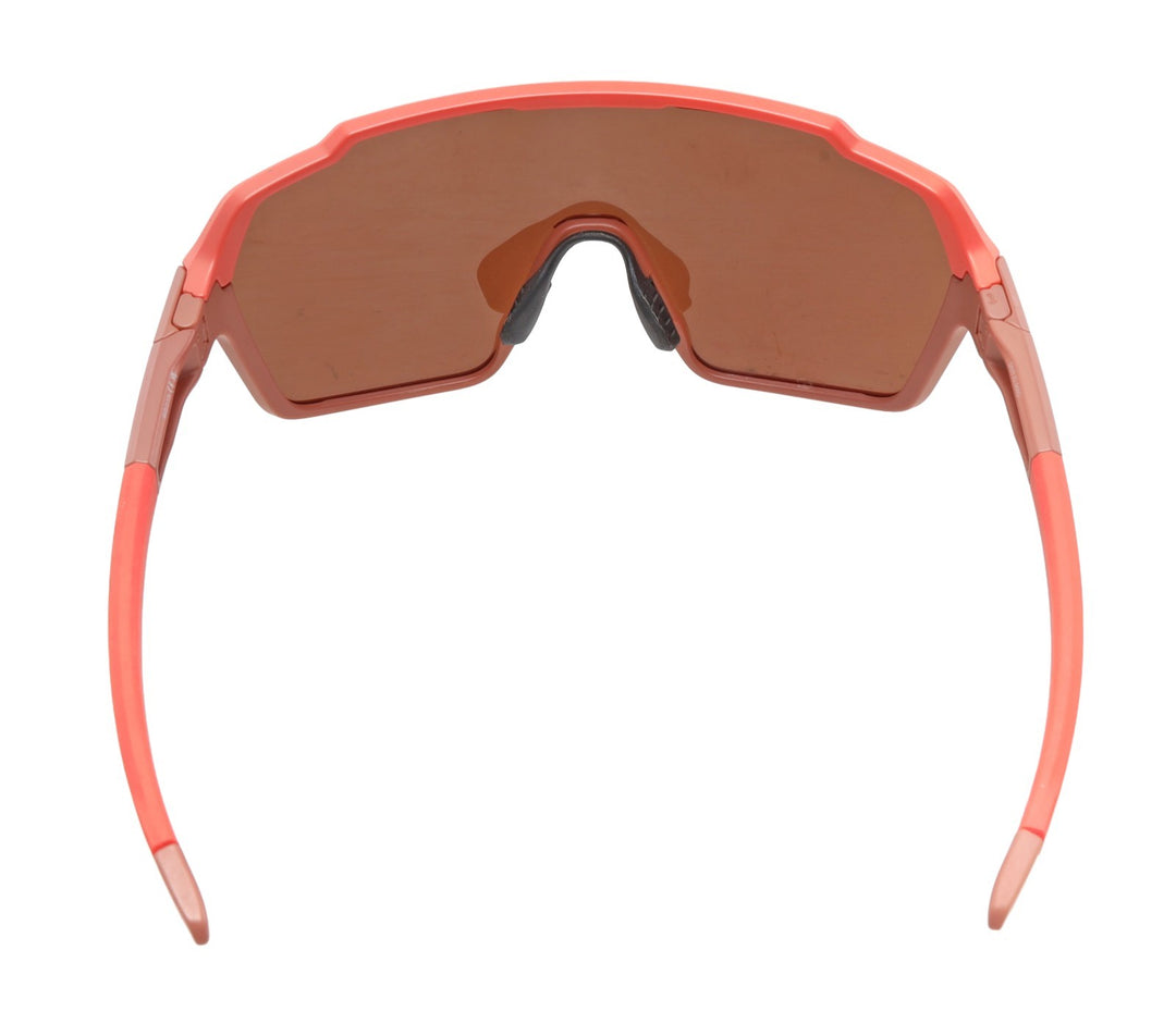 Smith Shift XL MAG Sunglasses Peach Frame Green Lens + Clear Lens
