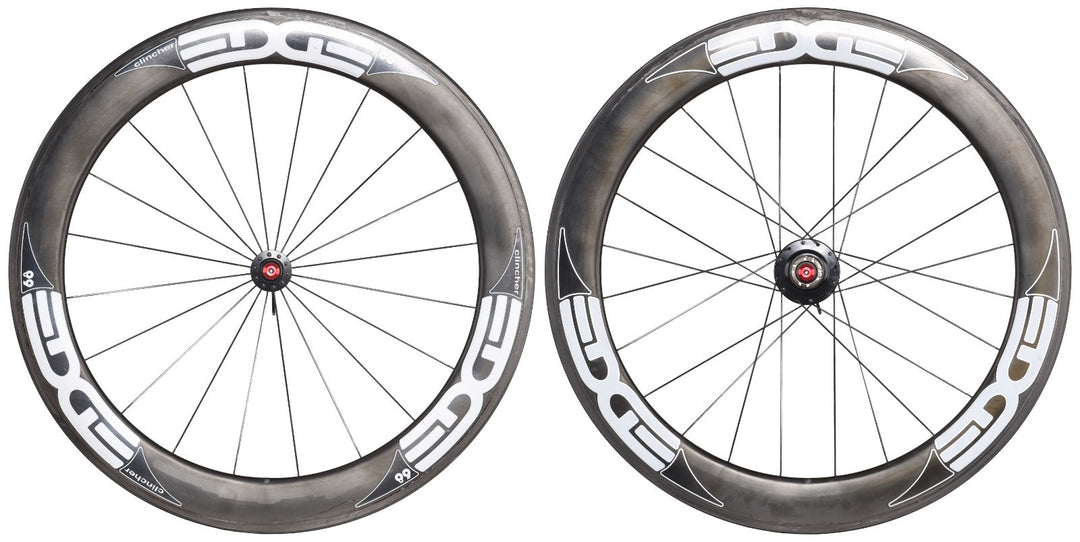 ENVE EDGE 68 Carbon Clincher Road Wheelset Campagnolo 9-12s 700c Rim QR PowerTap
