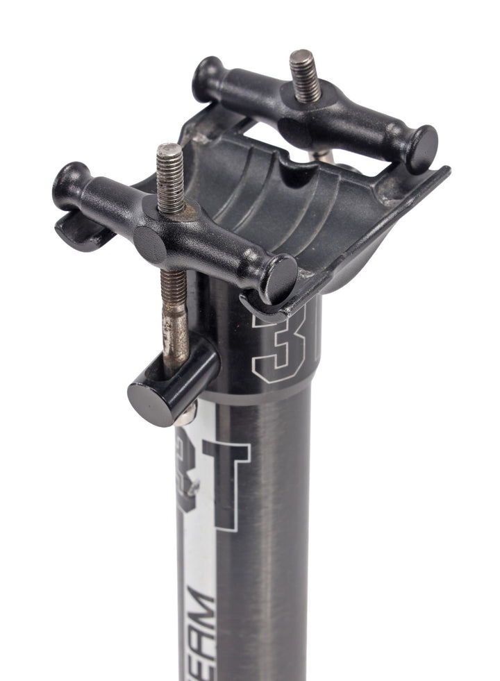 3T Doric-Team Carbon Road Bike Seatpost 27.2 x 250mm 0mm Offset Gravel 7 x 7mm