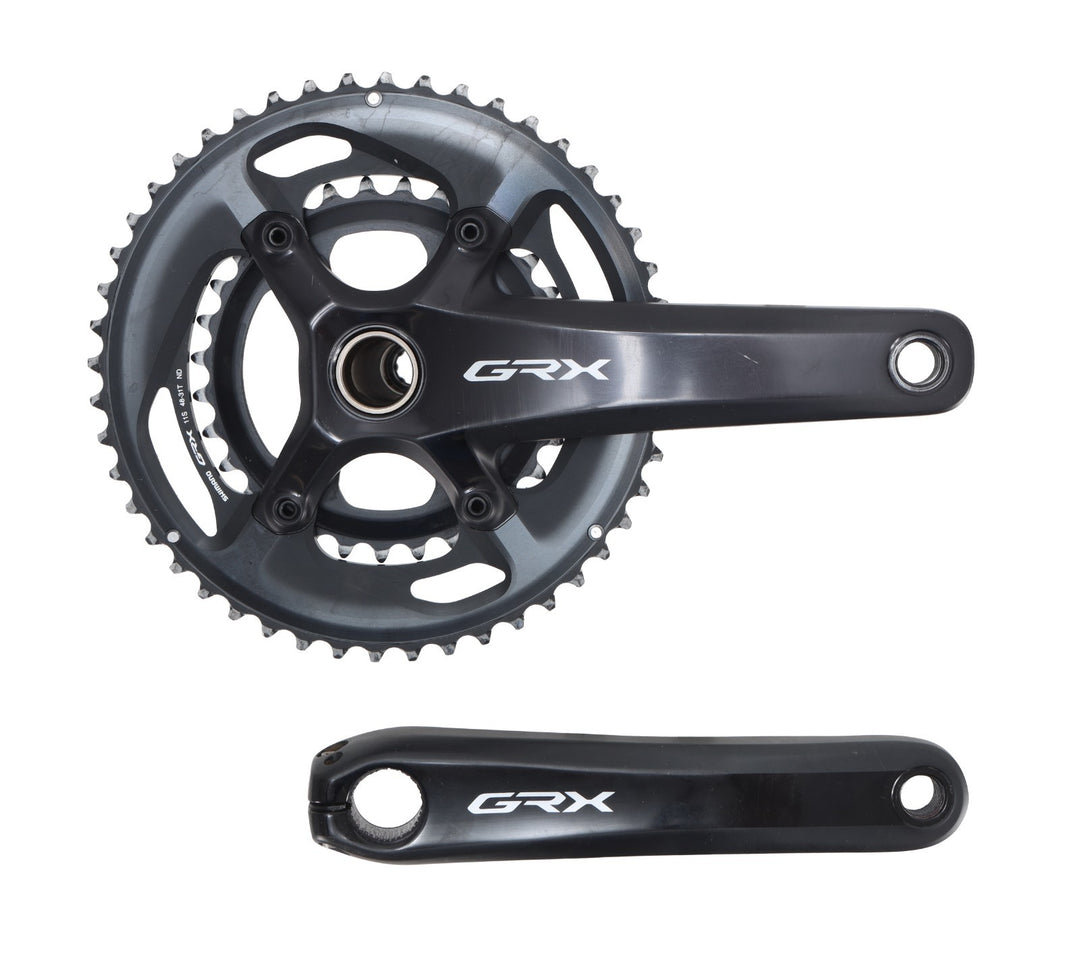 Shimano GRX FC-RX810 2x 11 Speed Gravel Bike Alloy Crankset 175mm 48/31T Black