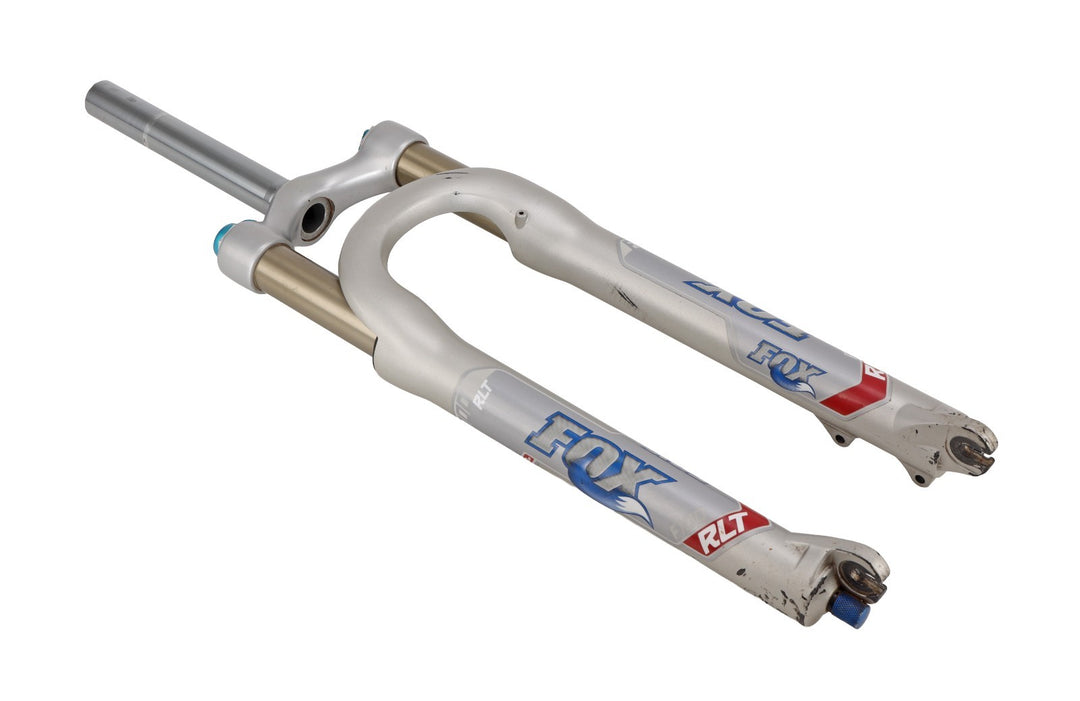 Fox Factory F100 RLT 32 Disc Mountain Bike Fork 26" 100mm w/ Lockout SILVER QR