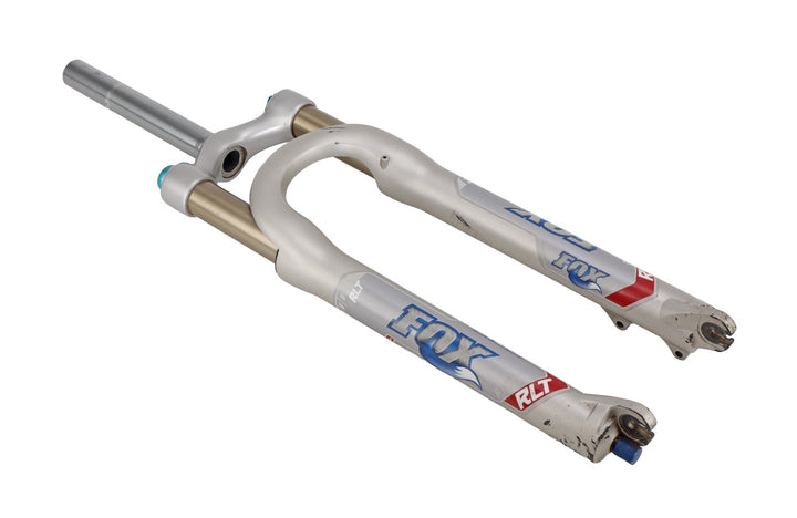 Fox Factory F100 RLT 32 Disc Mountain Bike Fork 26" 100mm w/ Lockout SILVER QR
