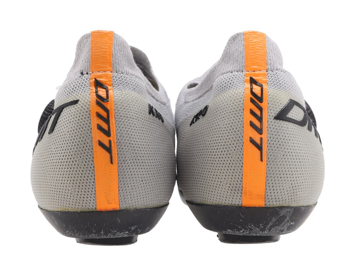 DMT KR0 Knit Road Bike Shoes EU 47 US Men 13 BOA GREY/ORANGE 3-Bolt Gravel