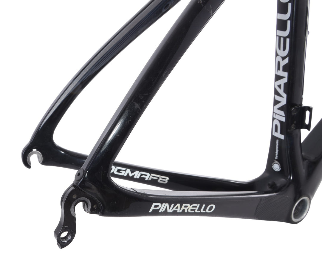 Pinarello Dogma F8 Carbon Road Bike Frameset 56cm Gloss BLACK 700c QR Italy 2015