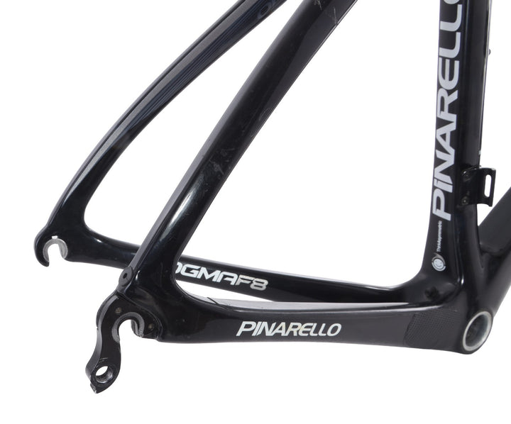 Pinarello Dogma F8 Carbon Road Bike Frameset 56cm Gloss BLACK 700c QR Italy 2015