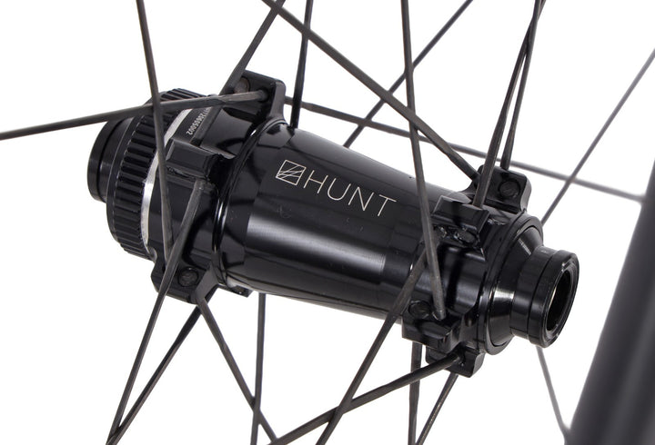 HUNT 40 Carbon Aero Tubeless FRONT Wheel CL Disc 12x 100mm 700c Road Bike Gravel