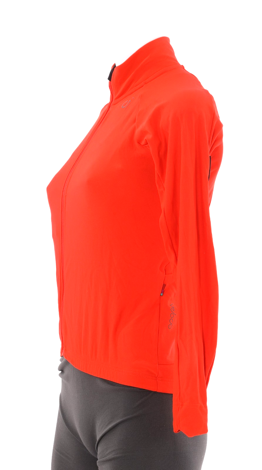 Velocio Signature Long Sleeve Cycling Jersey Women S Orange Road Gravel Mountain