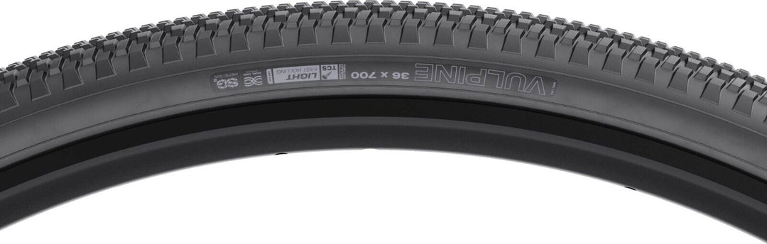 WTB Vulpine 700 x 40c Tubeless TCS Gravel Bike Tire Black Adventure 120TPI Cross