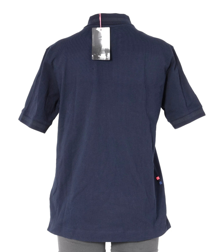 Rapha EF Education First EasyPost Short Sleeve Team Logo Polo Shirt Men XS BLUE