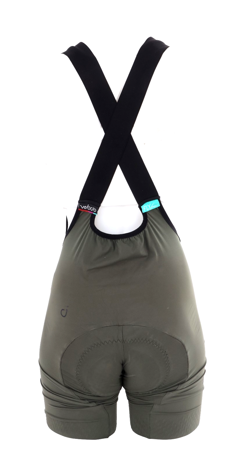 Velocio Signature Cycling Bib Short Women XS Green Road Bike Gravel Cycling