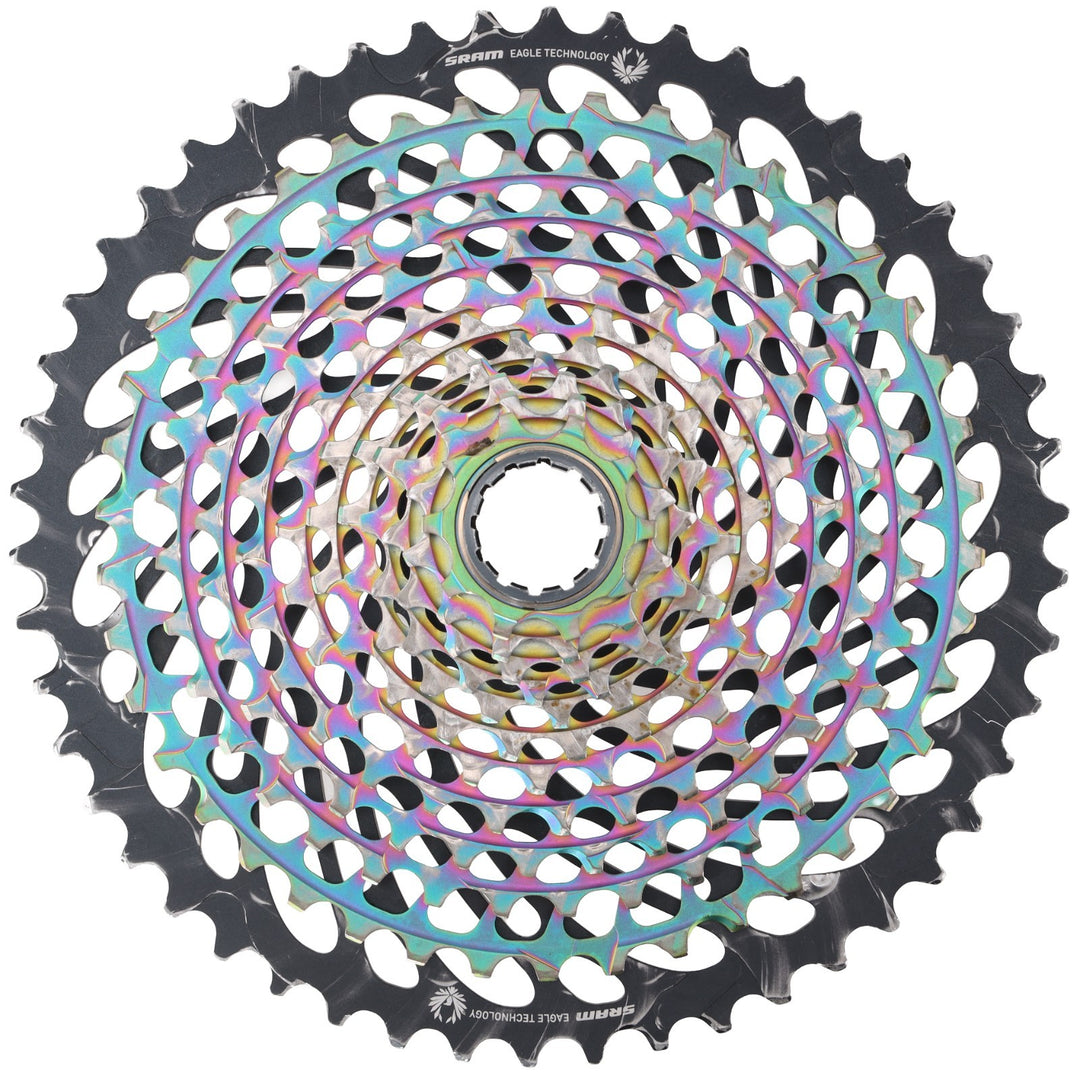 SRAM XX1 Eagle XG-1299 AXS 12 Speed Mtn Bike Cassette 10-50T Oil Slick XD 500%
