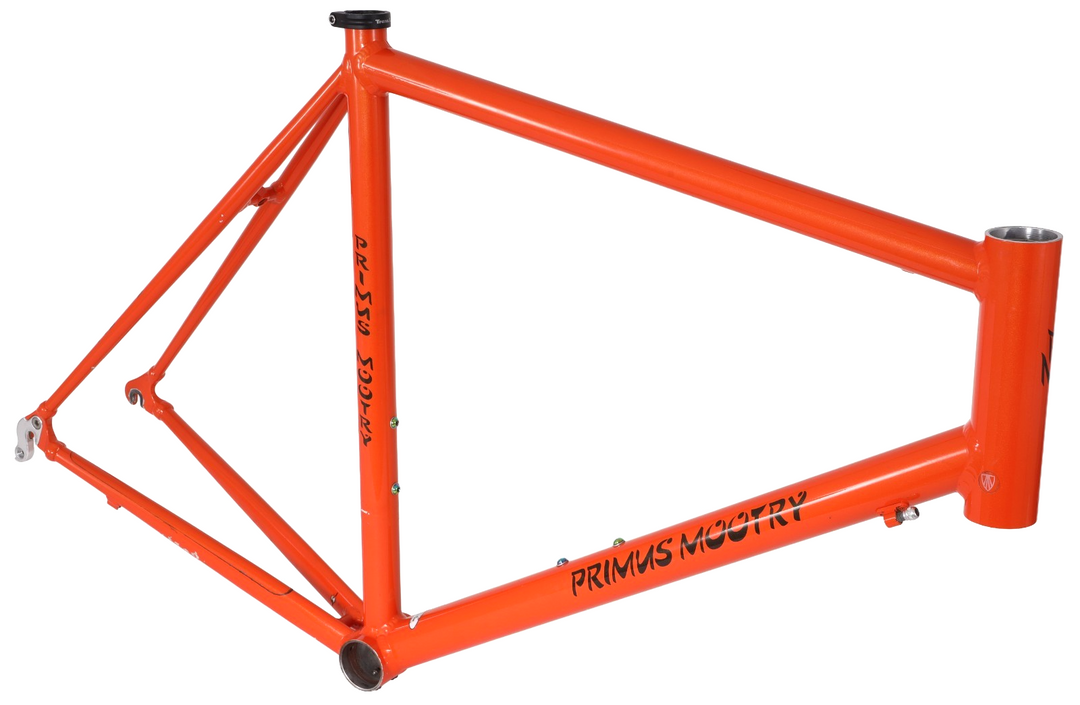 Primus Mootry Alloy Road Bike Frame 56cm ORANGE 700c QR Rim Brake Made In USA