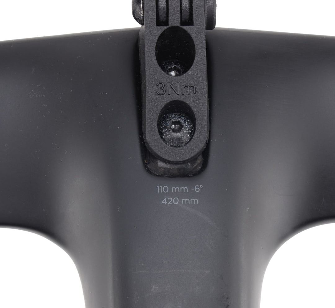 Black Inc AB02 Carbon Road Bike Di2 Barstem Handlebar 420 x 110mm -6º V10 Mount