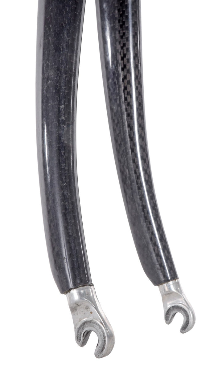 Kestrel EMS Composite Road Bike Fork 1" Threaded 700c QR Rim Nude Vintage USA