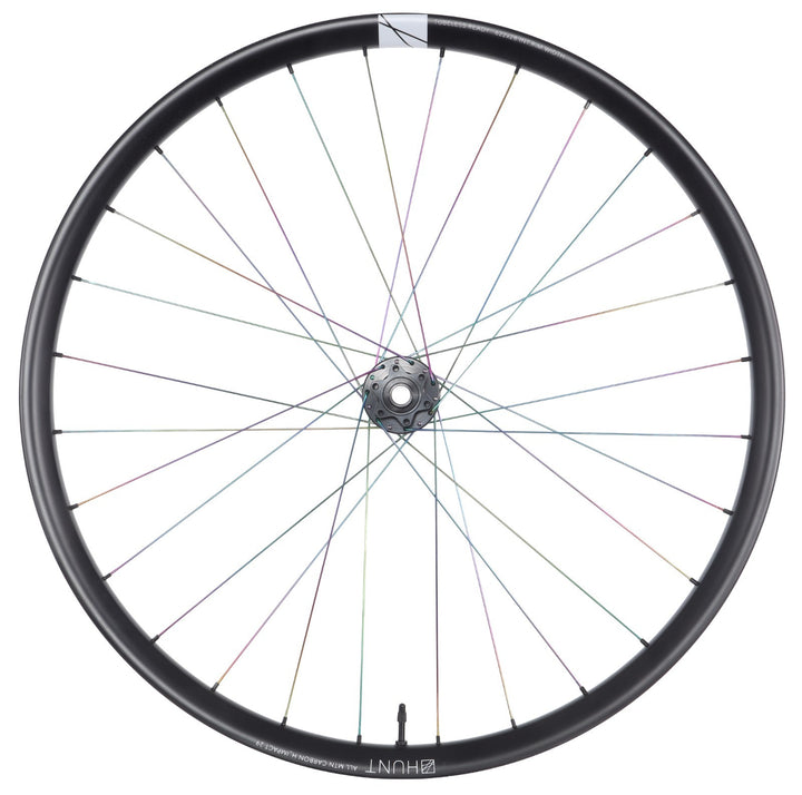 HUNT All Mountain H_IMPACT 29 Carbon Oil-Slick MTB FRONT Wheel 6B Disc 15x 110mm