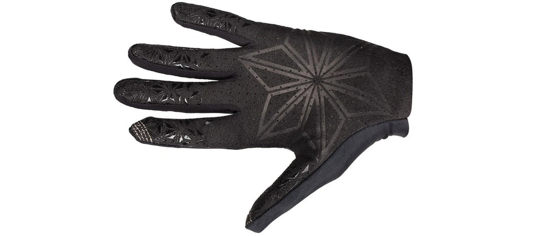 Supacaz Supa G Long Glove MEDIUM Black Full Finger Mountain Bike Gravel Race MTB