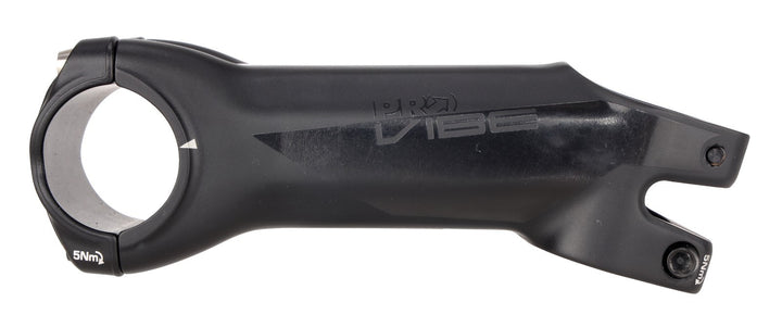 PRO Vibe Alloy Road Bike Stem 31.8 x 110mm -17º 1 1/8" Ti Bolts BLACK Gravel