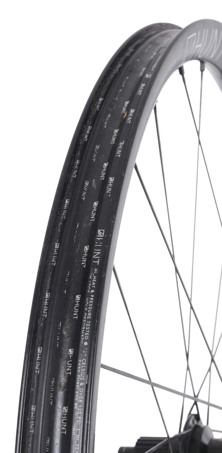HUNT 650b Adventure Carbon CL Disc Tubeless REAR Wheel Shimano 12s Micro Spline