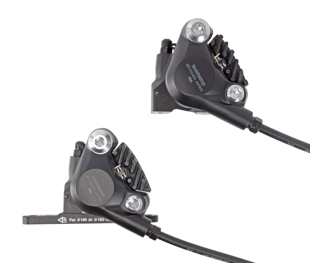 Shimano GRX BR-RX400 Gravel Bike Hydraulic Disc Brake Caliper SET Flat Mount CX