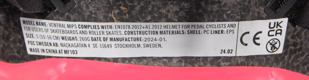 poc EF Cannondale Pro Team Ventral MIPS Road Bike Helmet SM 50-56cm Race