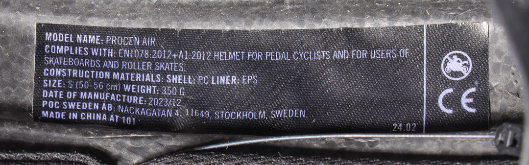 poc EF Cannondale Pro Team Procen Air Aero Road/TT Bike Helmet SM 50-56cm Race