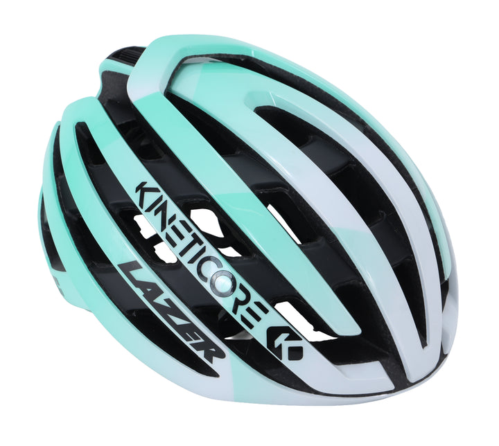 Lazer Z1 Kineticore Road Bike Helmet SM 52-56cm White/Turquoise Ltd Edition Gravel