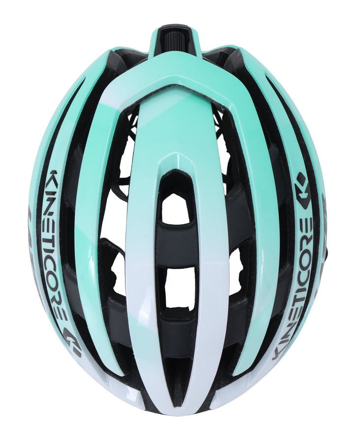 Lazer Z1 Kineticore Road Bike Helmet SM 52-56cm White/Turquoise Ltd Edition Gravel