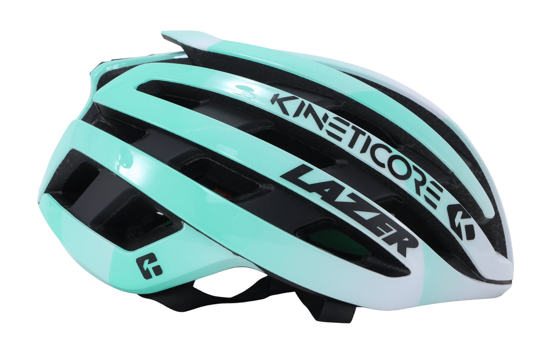 Lazer Z1 Kineticore Road Bike Helmet SM 52-56cm White/Turquoise Ltd Edition Gravel