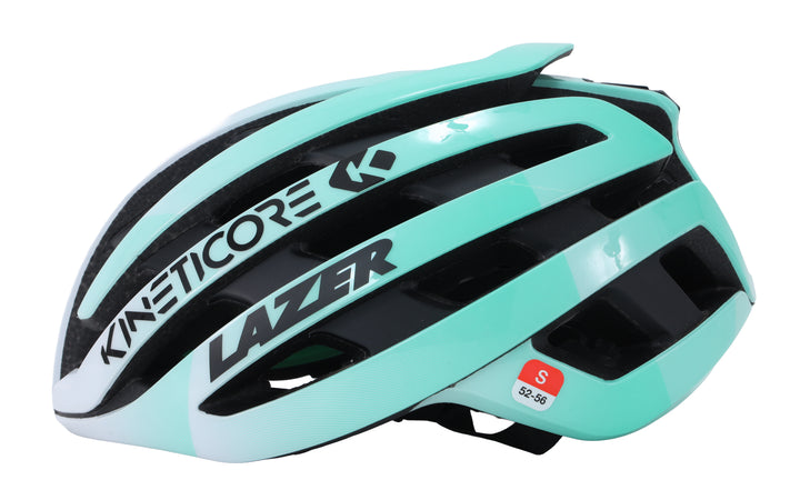 Lazer Z1 Kineticore Road Bike Helmet SM 52-56cm White/Turquoise Ltd Edition Gravel