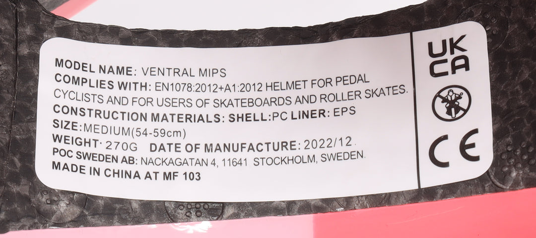 poc EF Cannondale Pro Team Ventral MIPS Road Bike Helmet MD 54-59cm Race NEW