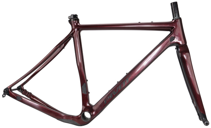 Pivot Cycle Vault Carbon Gravel Bike Disc Frameset SM RED/NUDE 700c IsoFlex 2022