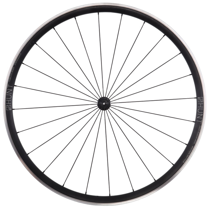HUNT 4 Season Alloy Tubeless Road Bike FRONT Wheel 700c QR Rim Brake Gravel CX