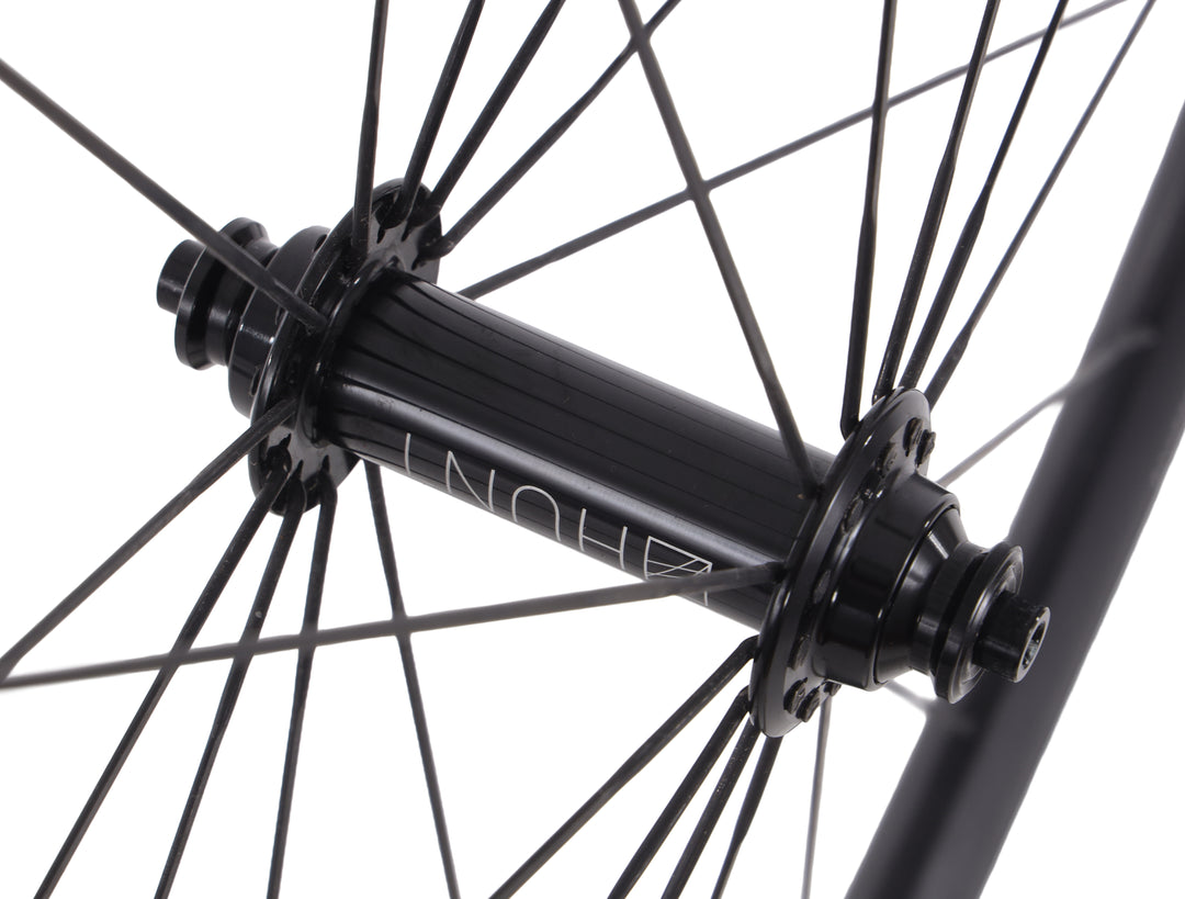 HUNT 4 Season Alloy Tubeless Road Bike FRONT Wheel 700c QR Rim Brake Gravel CX