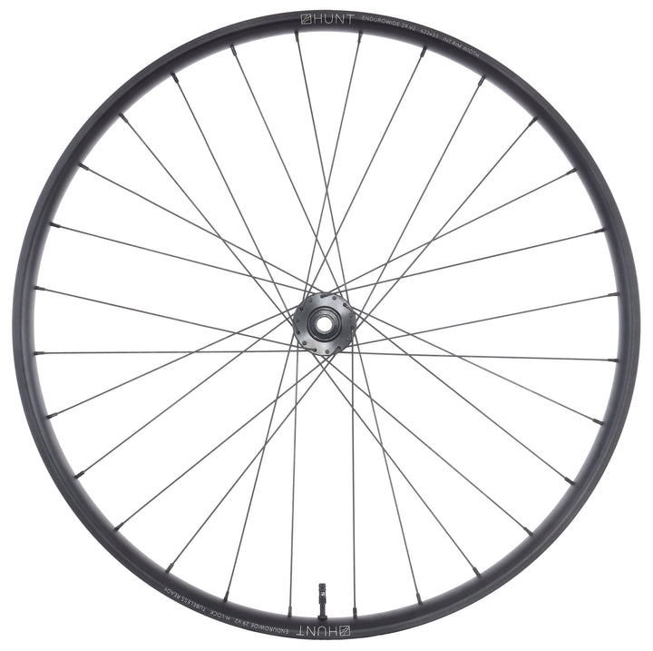 HUNT Enduro Wide V2 MTB 29 Alloy Mtn Bike FRONT Wheel 6 Bolt Disc 15x 110mm 33mm